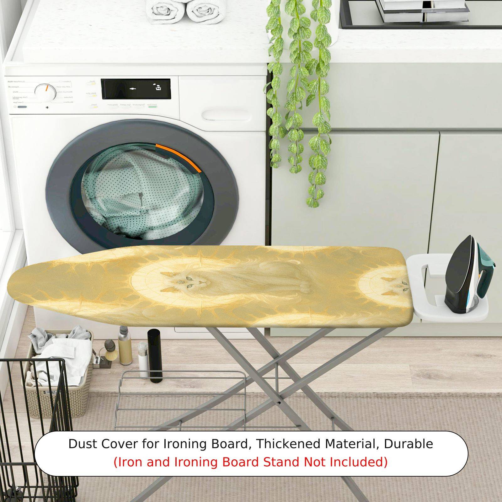 1-Piece Angel Cat Halo  Ironing Board Cover, Universal Size, Without Board