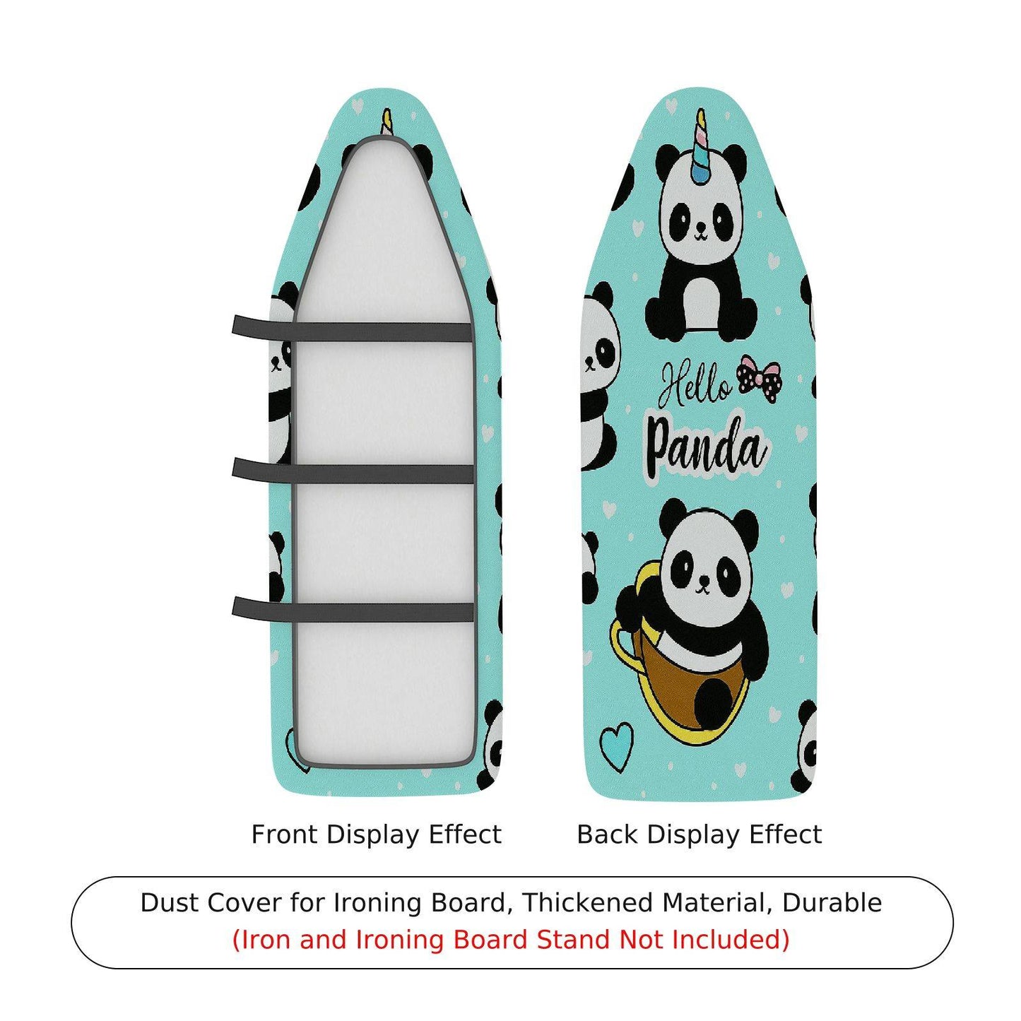 1-Piece Panda  Cute  Ironing Board Cover, Universal Size, Without Board