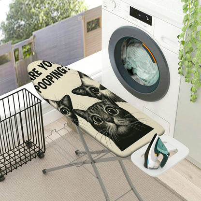 1-Piece Funny Cats Humor  Ironing Board Cover, Universal Size, Without Board