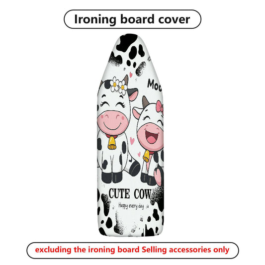 1-Piece Cute Cow  Fun  Ironing Board Cover, Universal Size, Without Board