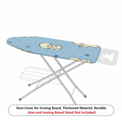 1-Piece Cute  Blue Puppy  Ironing Board Cover, Universal Size, Without Board