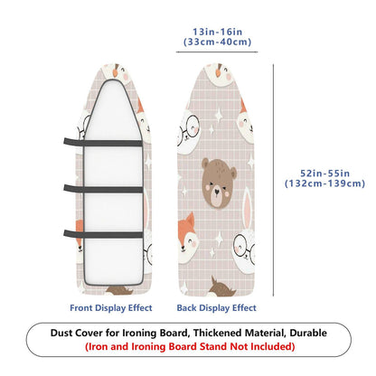 1-Piece Animal Cute Bear Rabbit  Ironing Board Cover, Universal Size, Without Board
