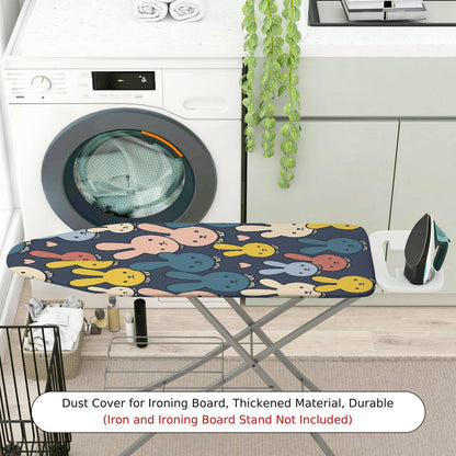 1-Piece Cute Bunny  Pattern  Ironing Board Cover, Universal Size, Without Board