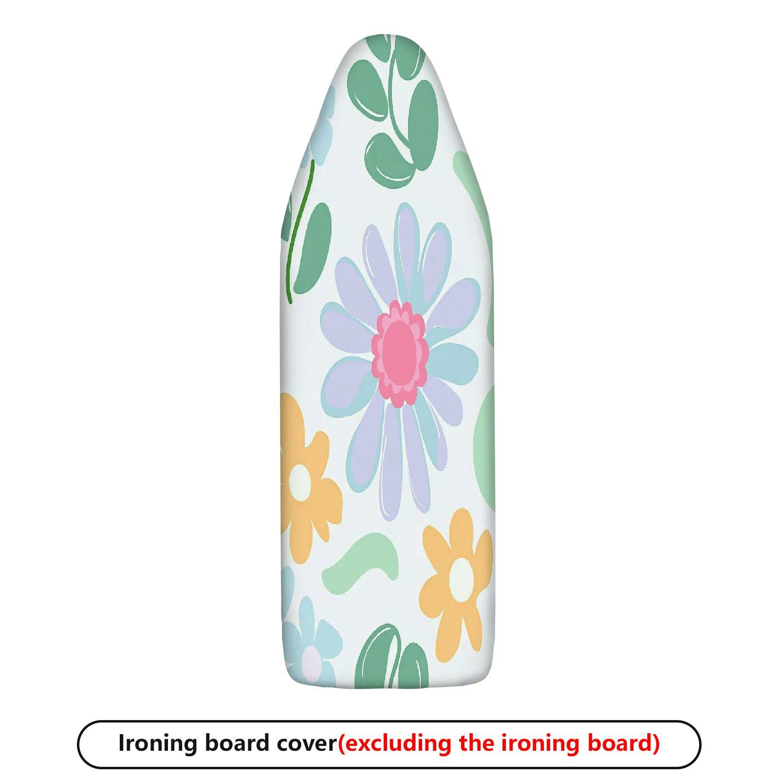 1-Piece Floral Colorful Leaf Cute  Ironing Board Cover, Universal Size, Without Board