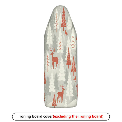 1-Piece Forest Deer Snow Christmas  Ironing Board Cover, Universal Size, Without Board