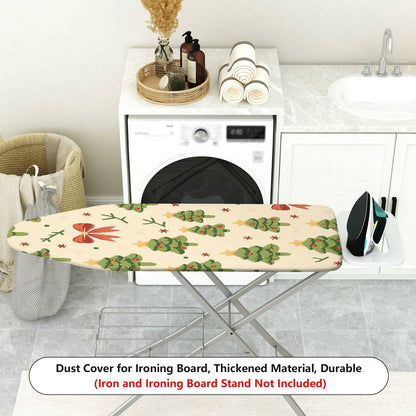1-Piece Christmas Tree Bow Star  Ironing Board Cover, Universal Size, Without Board