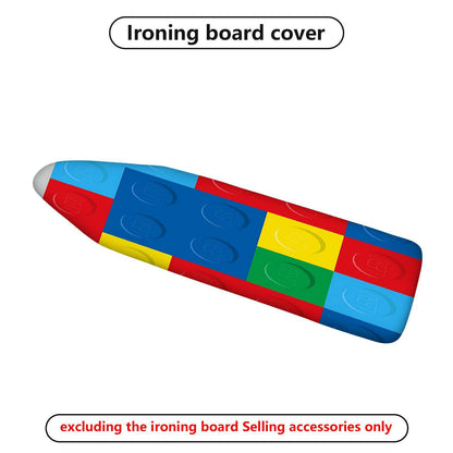 1-Piece Colorful Block Pattern Creative Fun  Ironing Board Cover, Universal Size, Without Board