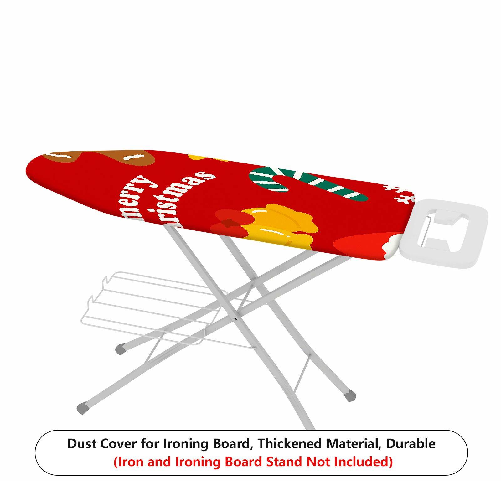 1-Piece Christmas Candy Bow  Ironing Board Cover, Universal Size, Without Board
