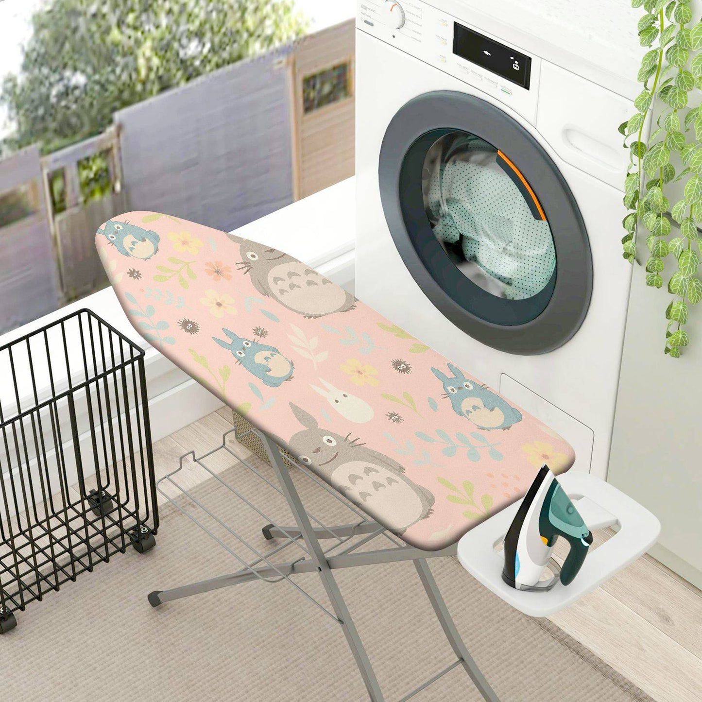 1-Piece Cute  Animals Pink  Ironing Board Cover, Universal Size, Without Board