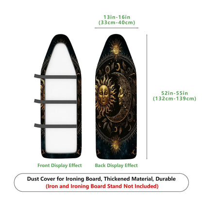 1-Piece Sun Moon Astral Zodiac  Ironing Board Cover, Universal Size, Without Board