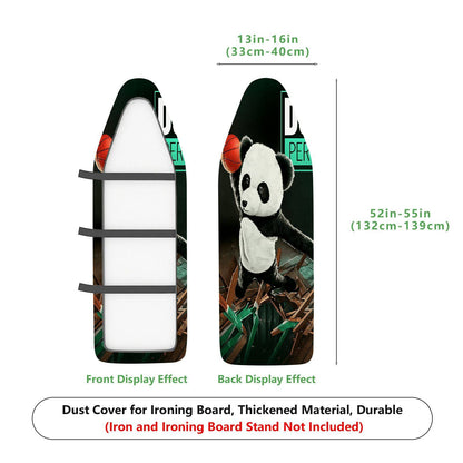 1-Piece Panda Basketball Fun  Ironing Board Cover, Universal Size, Without Board