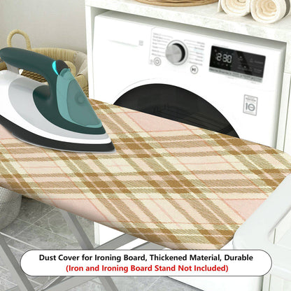 1-Piece Plaid Checkered Vintage  Ironing Board Cover, Universal Size, Without Board