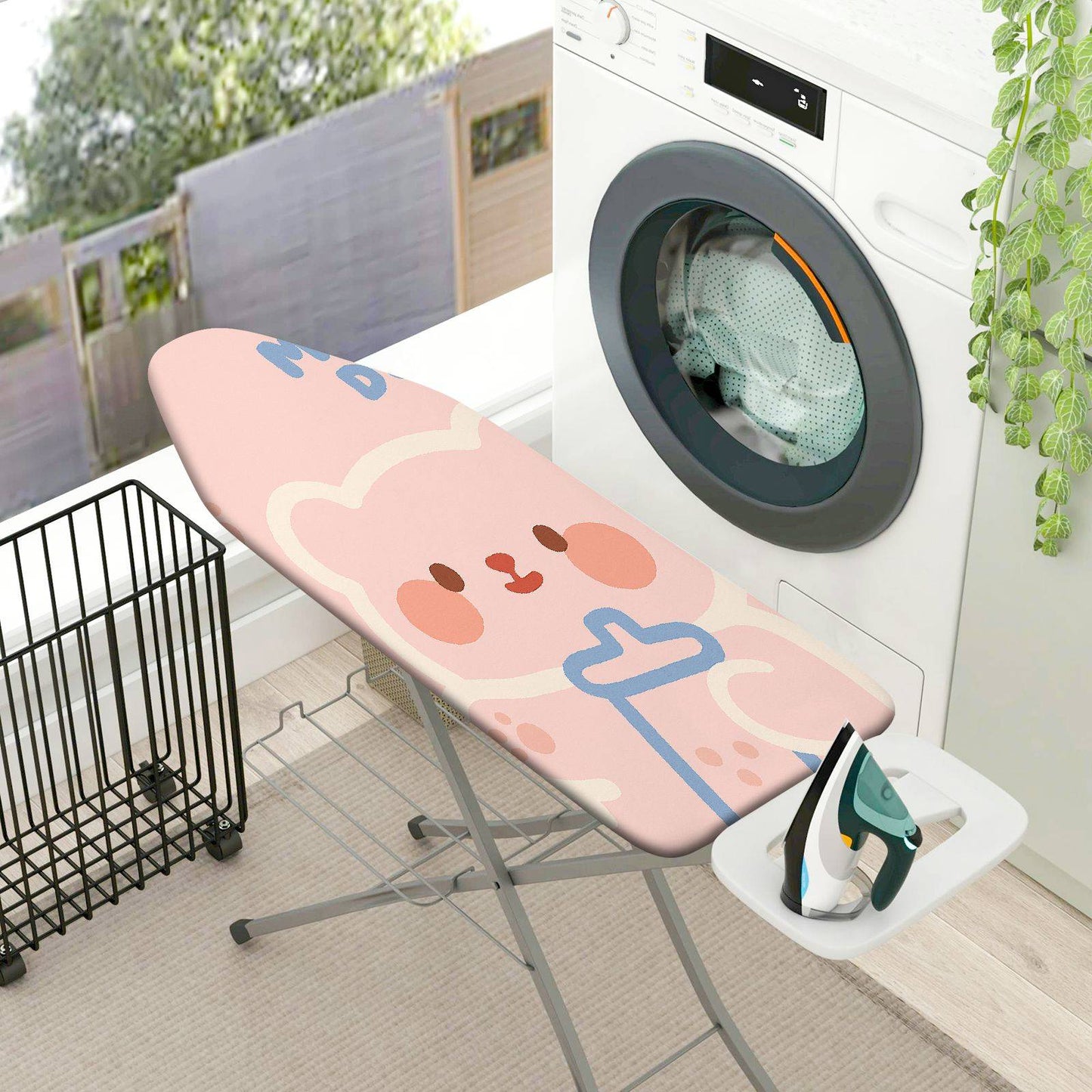 1-Piece Cute  Pink  Ironing Board Cover, Universal Size, Without Board