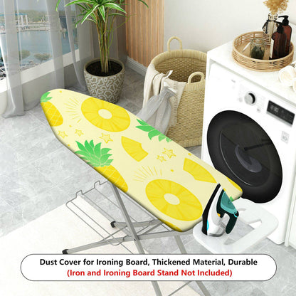 1-Piece Pineapple Fruit Yellow  Ironing Board Cover, Universal Size, Without Board