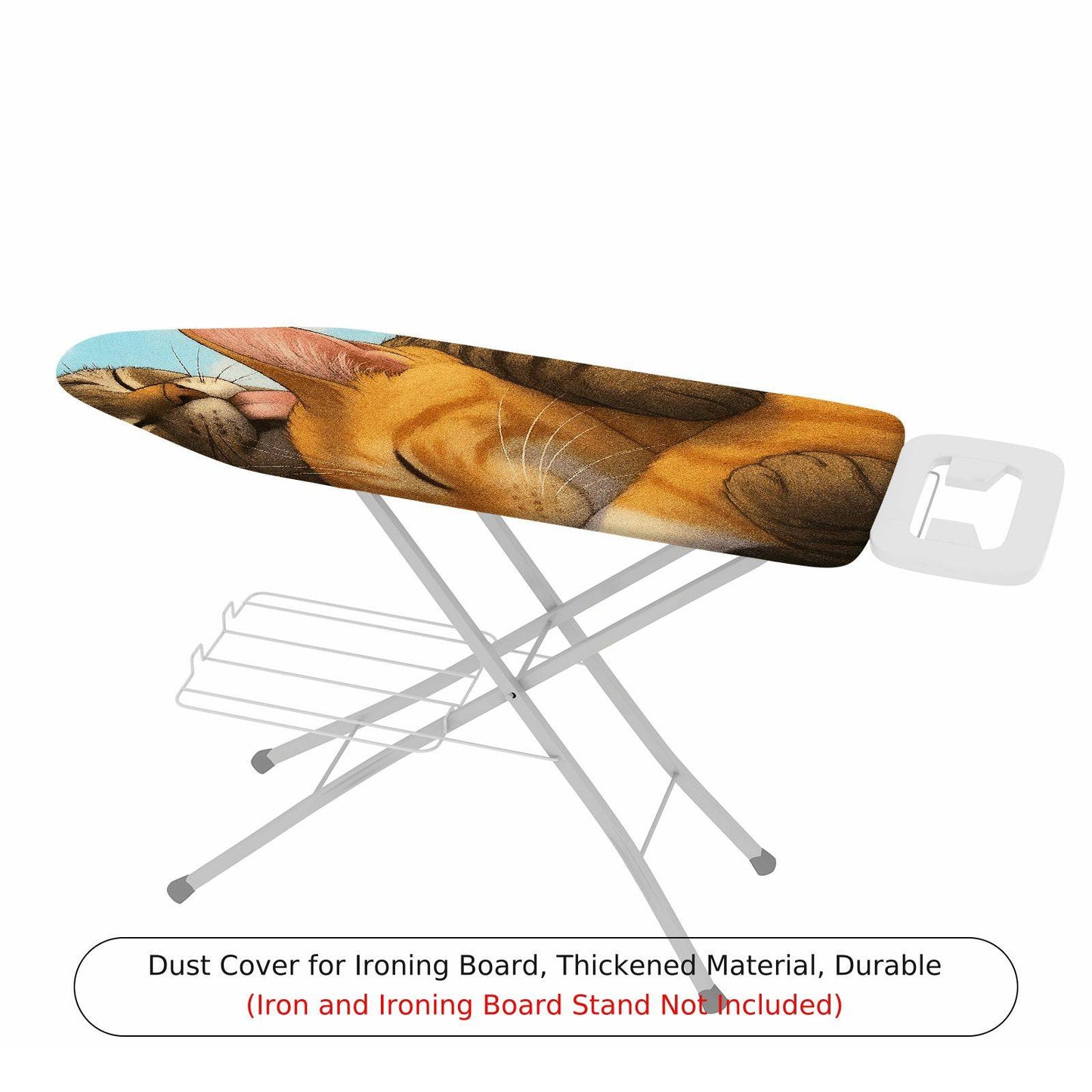 1-Piece Cute Cat Sleeping Peaceful  Ironing Board Cover, Universal Size, Without Board