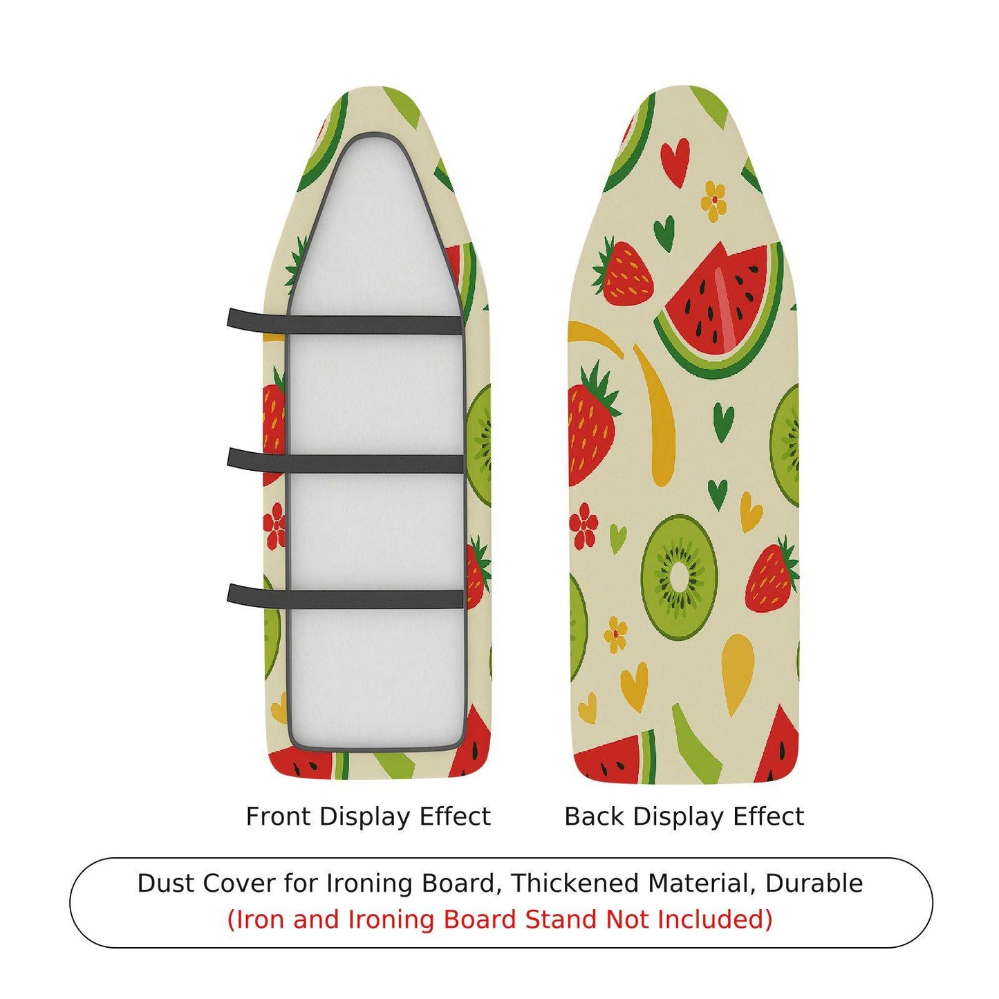 1-Piece Fruit Pattern Colorful Fun  Ironing Board Cover, Universal Size, Without Board