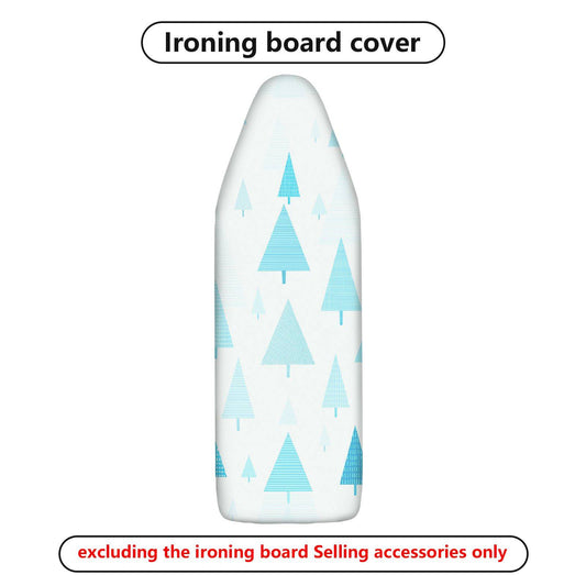 1-Piece Christmas Tree Geometric White  Ironing Board Cover, Universal Size, Without Board