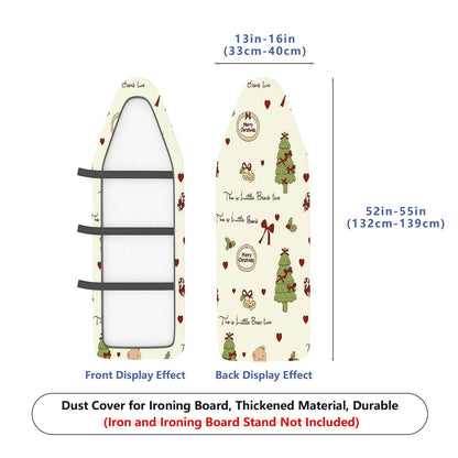 1-Piece Christmas Tree Gift Bow  Ironing Board Cover, Universal Size, Without Board
