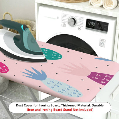 1-Piece Tropical Fruit Colorful Dots  Ironing Board Cover, Universal Size, Without Board