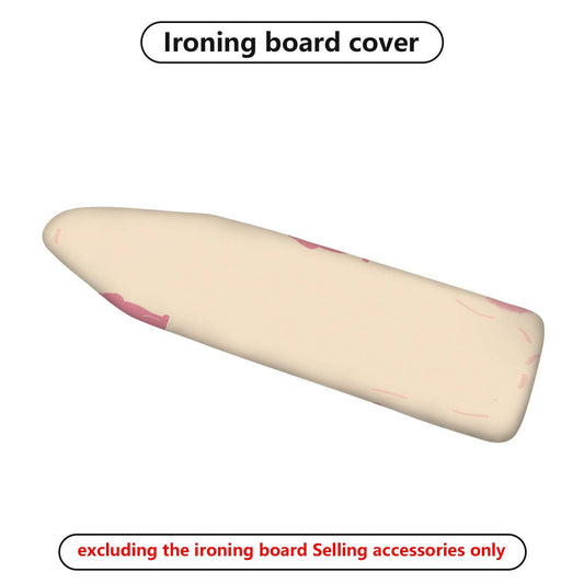 1-Piece Abstract Pink White Pattern  Ironing Board Cover, Universal Size, Without Board