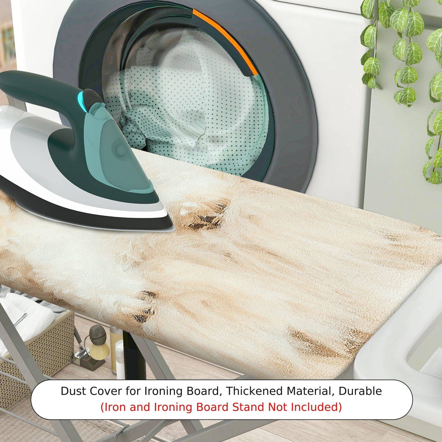 1-Piece Cute Puppy Pastel  Ironing Board Cover, Universal Size, Without Board