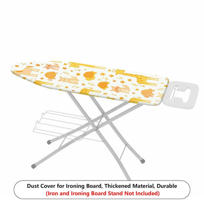 1-Piece Cute Animal Pattern Floral  Ironing Board Cover, Universal Size, Without Board