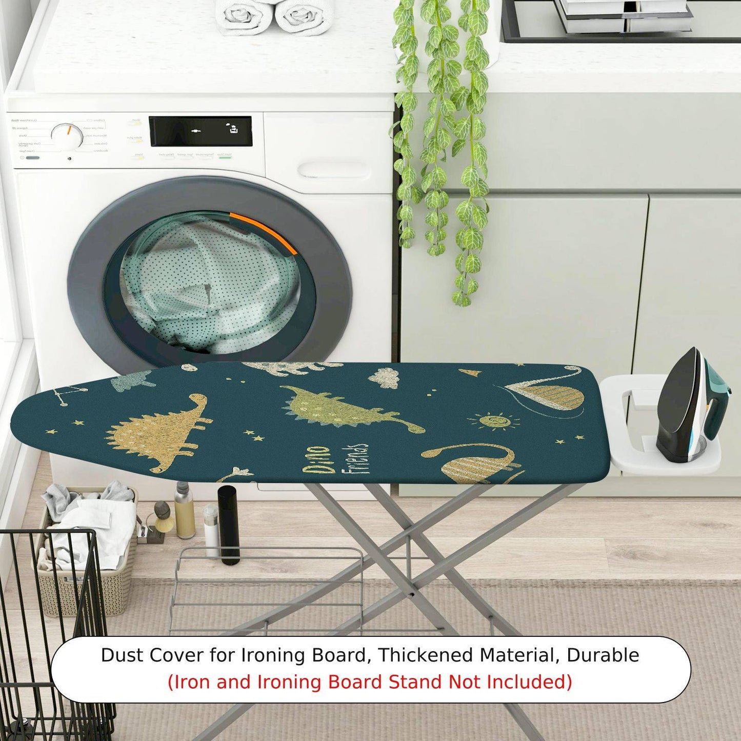 1-Piece Dinosaur  Fun  Ironing Board Cover, Universal Size, Without Board