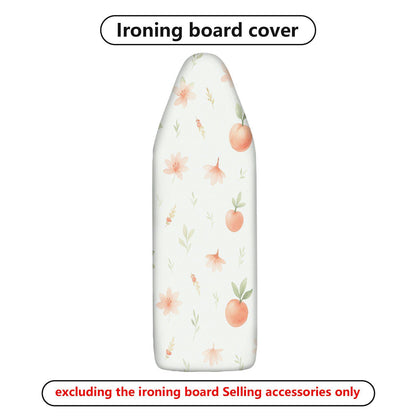 1-Piece Floral Fruit Pattern Peach  Ironing Board Cover, Universal Size, Without Board