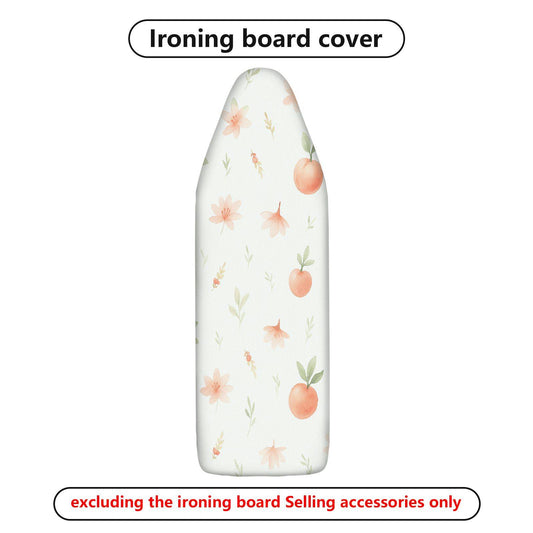 1-Piece Floral Fruit Pattern Peach  Ironing Board Cover, Universal Size, Without Board