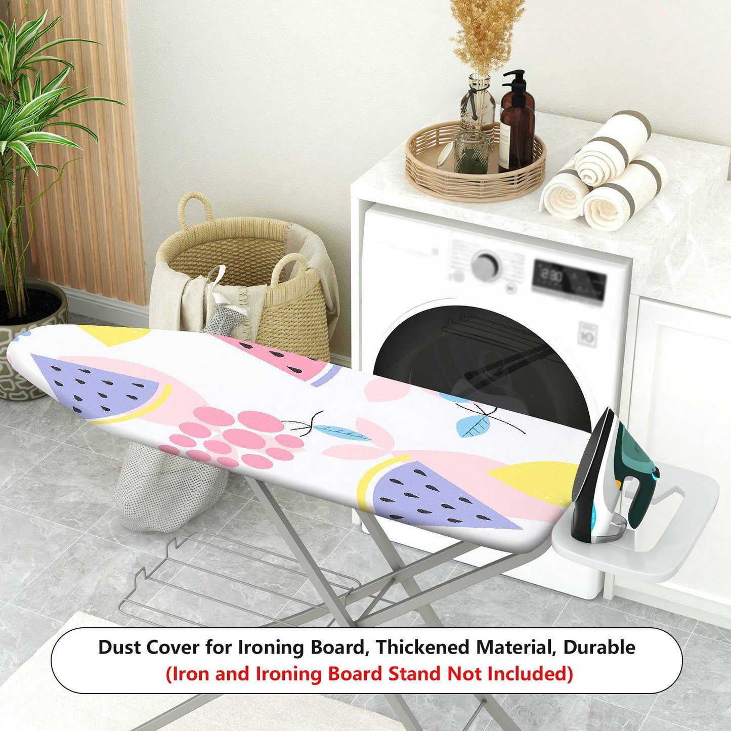 1-Piece Fruit Pattern Watermelon Grapes Cute  Ironing Board Cover, Universal Size, Without Board