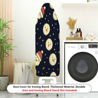 1-Piece Snowman Hat Christmas  Ironing Board Cover, Universal Size, Without Board