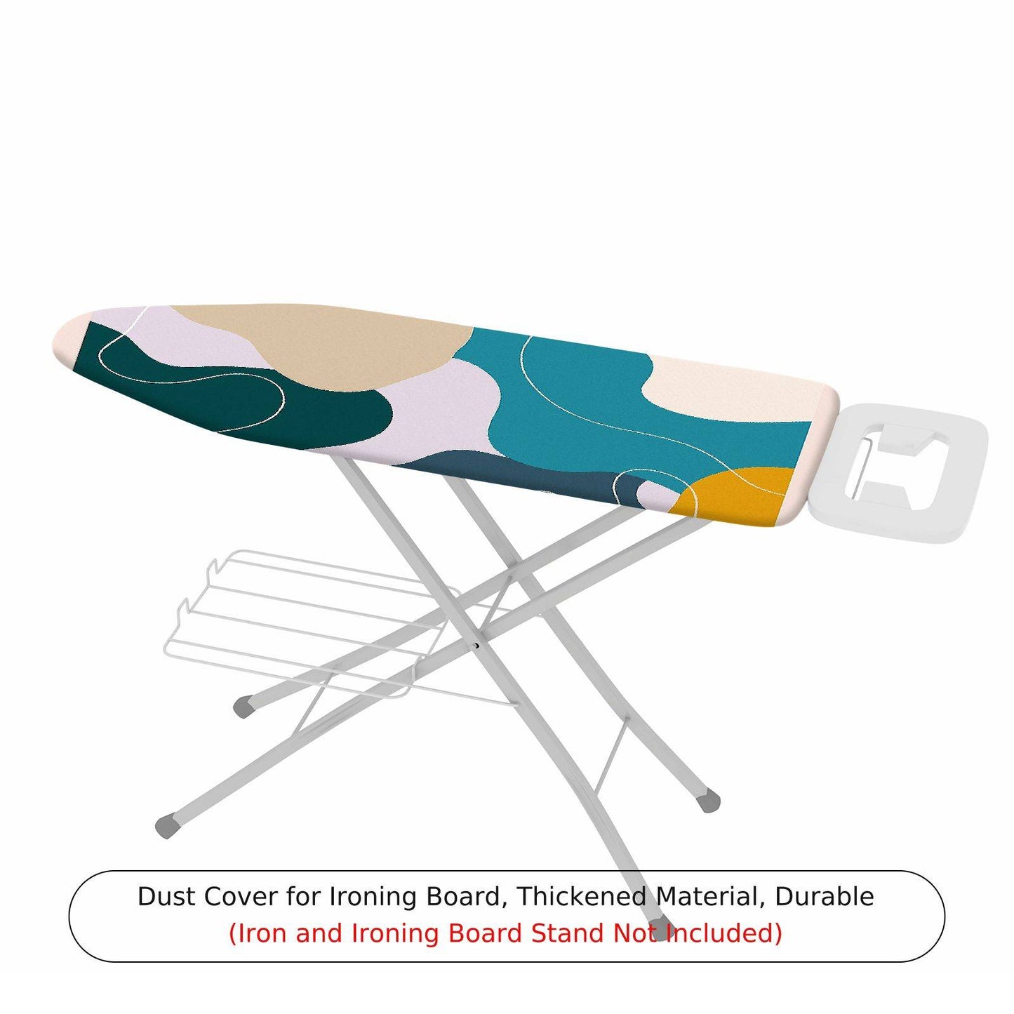 1-Piece Abstract Art Colorful Modern  Ironing Board Cover, Universal Size, Without Board