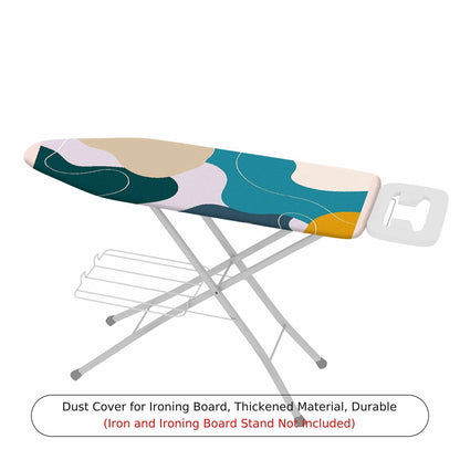 1-Piece Abstract Art Colorful Modern  Ironing Board Cover, Universal Size, Without Board