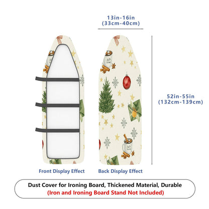 1-Piece Christmas Tree Ornament Star  Ironing Board Cover, Universal Size, Without Board