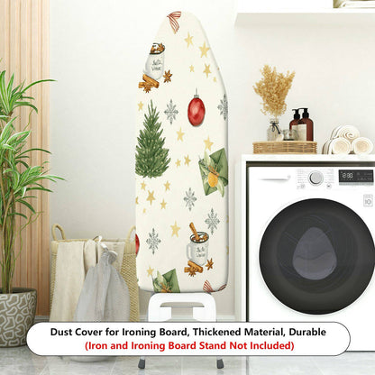 1-Piece Christmas Tree Ornament Star  Ironing Board Cover, Universal Size, Without Board