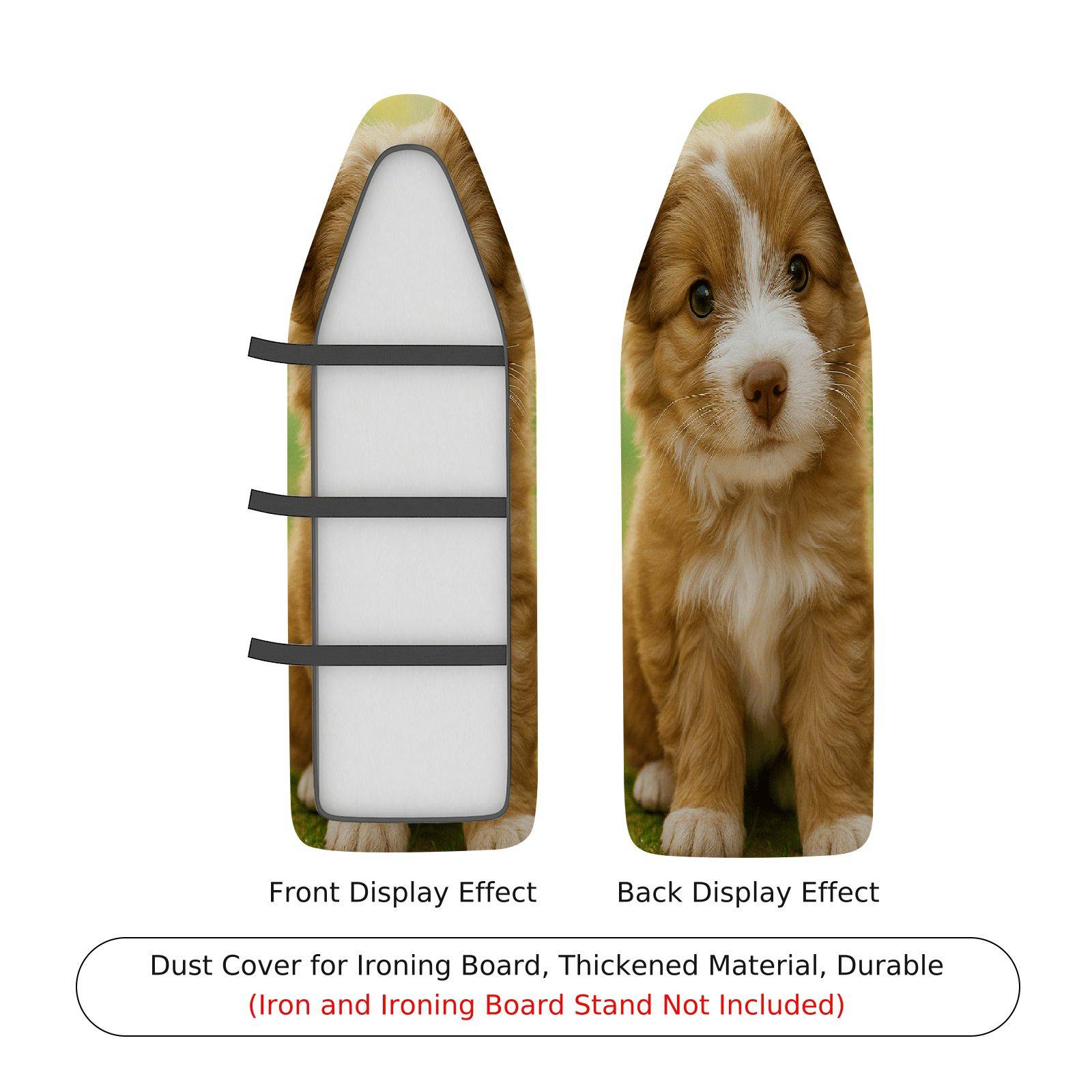 1-Piece Cute Puppy Dog Animal  Ironing Board Cover, Universal Size, Without Board