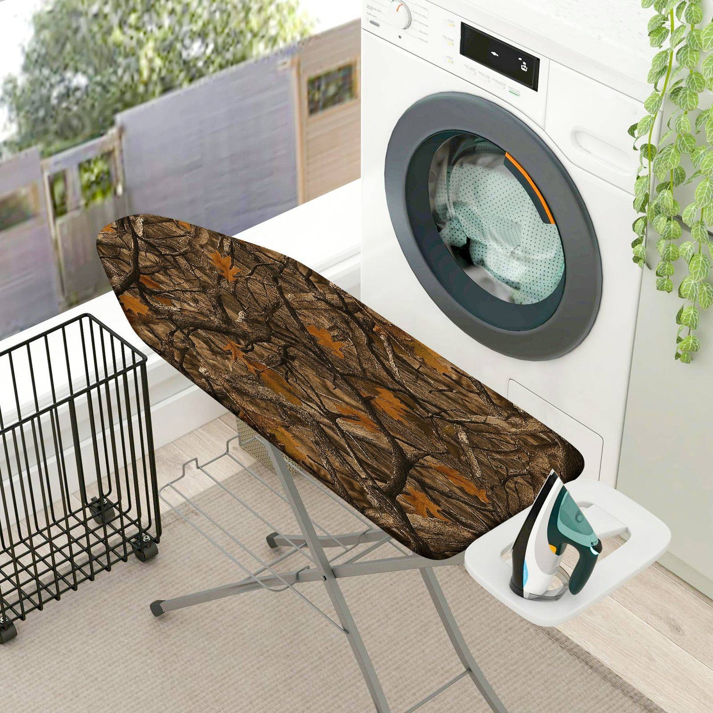 1-Piece Woodgrain Nature Rustic  Ironing Board Cover, Universal Size, Without Board