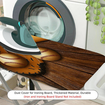 1-Piece American Flag Baseball Glove Vintage  Ironing Board Cover, Universal Size, Without Board