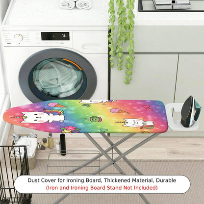1-Piece Unicorn Rainbow Cute  Ironing Board Cover, Universal Size, Without Board