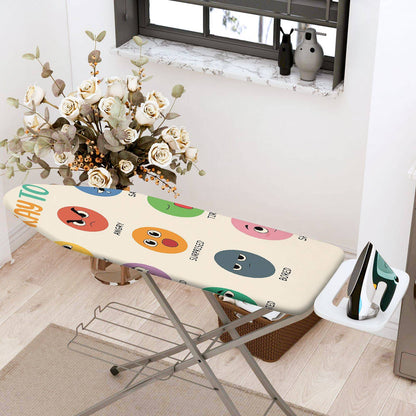 1-Piece Emoji  Fun  Ironing Board Cover, Universal Size, Without Board