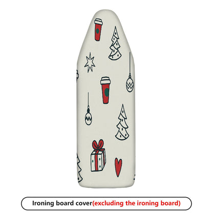 1-Piece Christmas Coffee Gift  Ironing Board Cover, Universal Size, Without Board