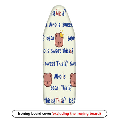 1-Piece Cute Bear  Printed  Ironing Board Cover, Universal Size, Without Board