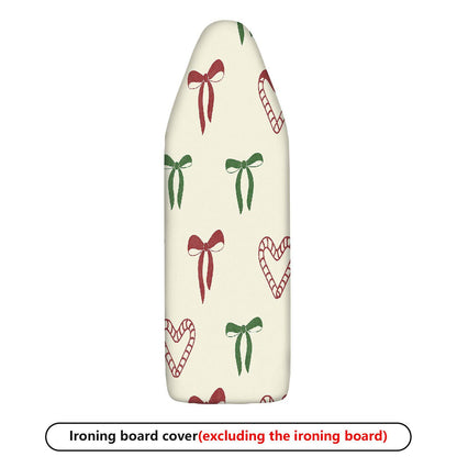 1-Piece Christmas Bow Heart  Ironing Board Cover, Universal Size, Without Board