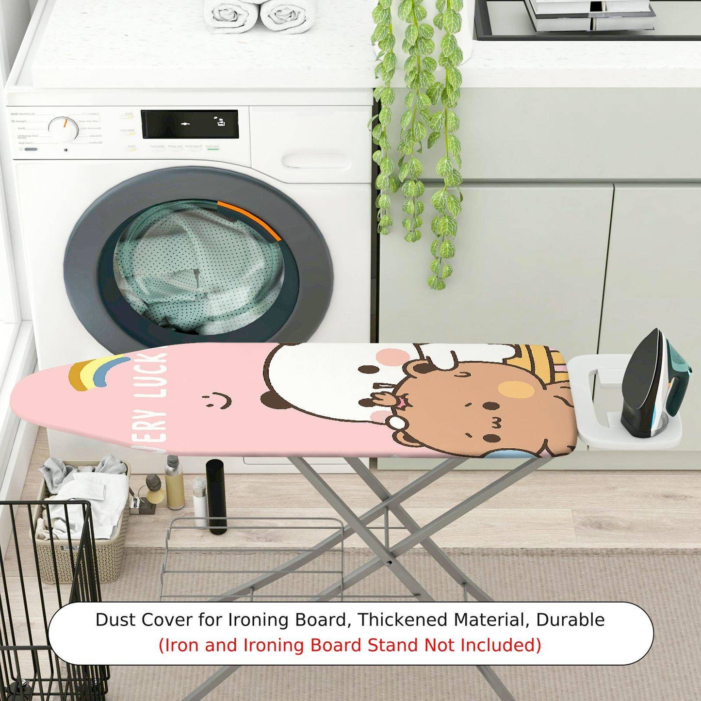 1-Piece Cute Animal Rainbow  Ironing Board Cover, Universal Size, Without Board