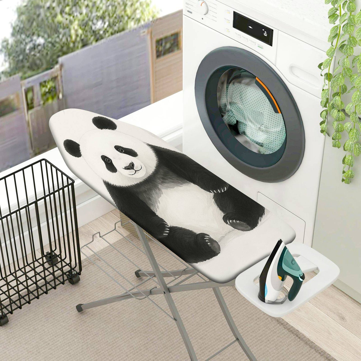 1-Piece Panda Cute Animal  Ironing Board Cover, Universal Size, Without Board