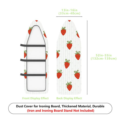 1-Piece Strawberry Pattern Cute Fresh Style  Ironing Board Cover, Universal Size, Without Board