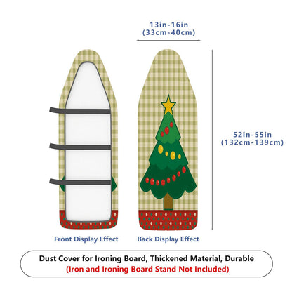 1-Piece Christmas Tree Star Pattern  Ironing Board Cover, Universal Size, Without Board