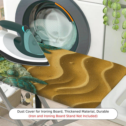 1-Piece Sea Turtle Ocean Beach  Ironing Board Cover, Universal Size, Without Board