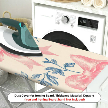 1-Piece Floral Bow Pattern Cute  Ironing Board Cover, Universal Size, Without Board