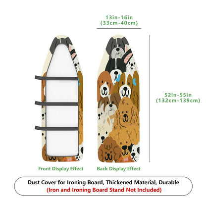 1-Piece Dog Cute Animal Pet  Ironing Board Cover, Universal Size, Without Board